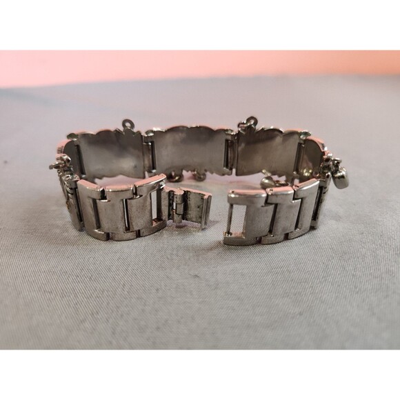 Women's Bundle of 2 Silver Tone Bracelets - Picture 4 of 5